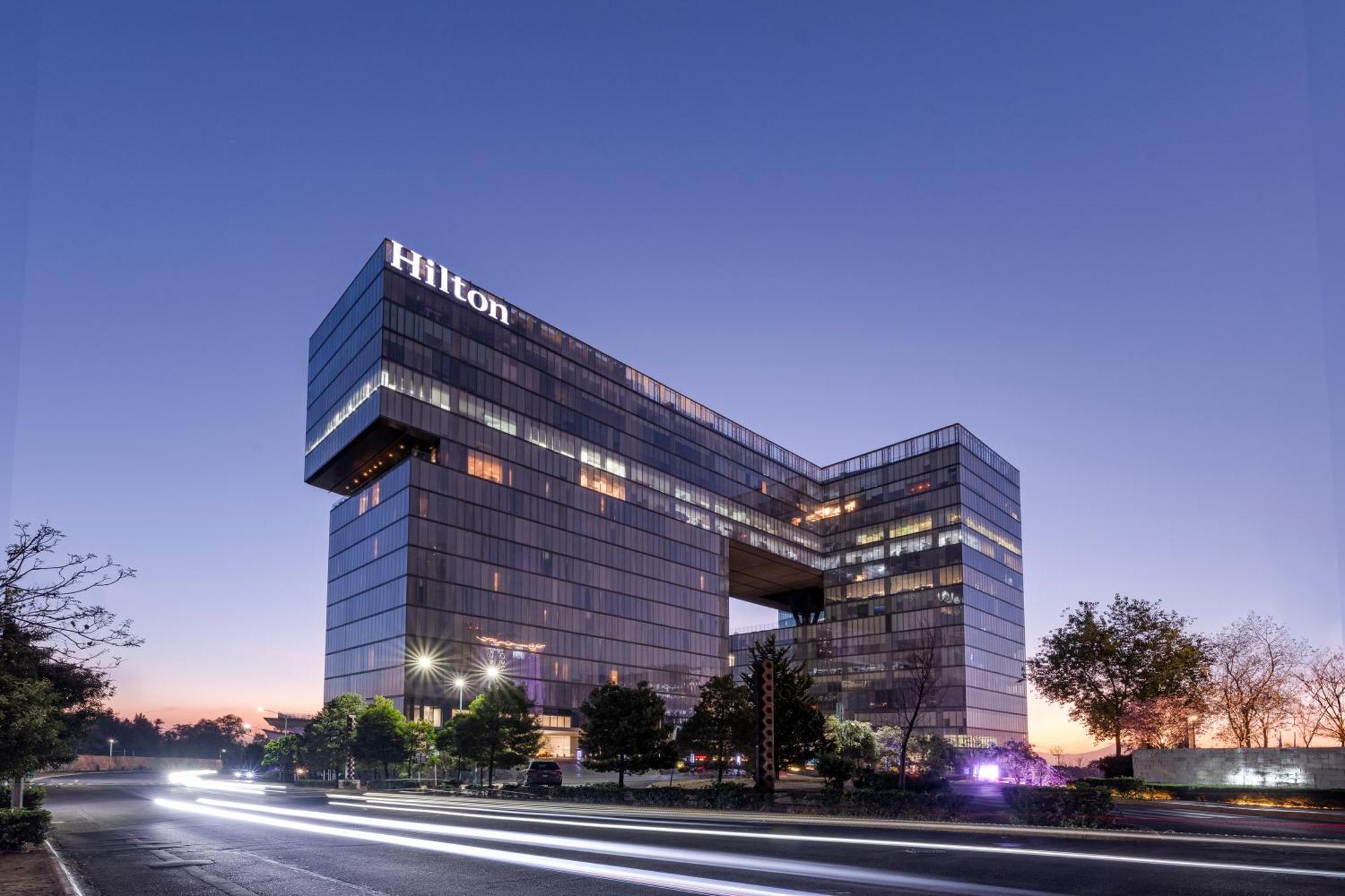 Hilton Mexico City Santa Fe Hotel Exterior foto